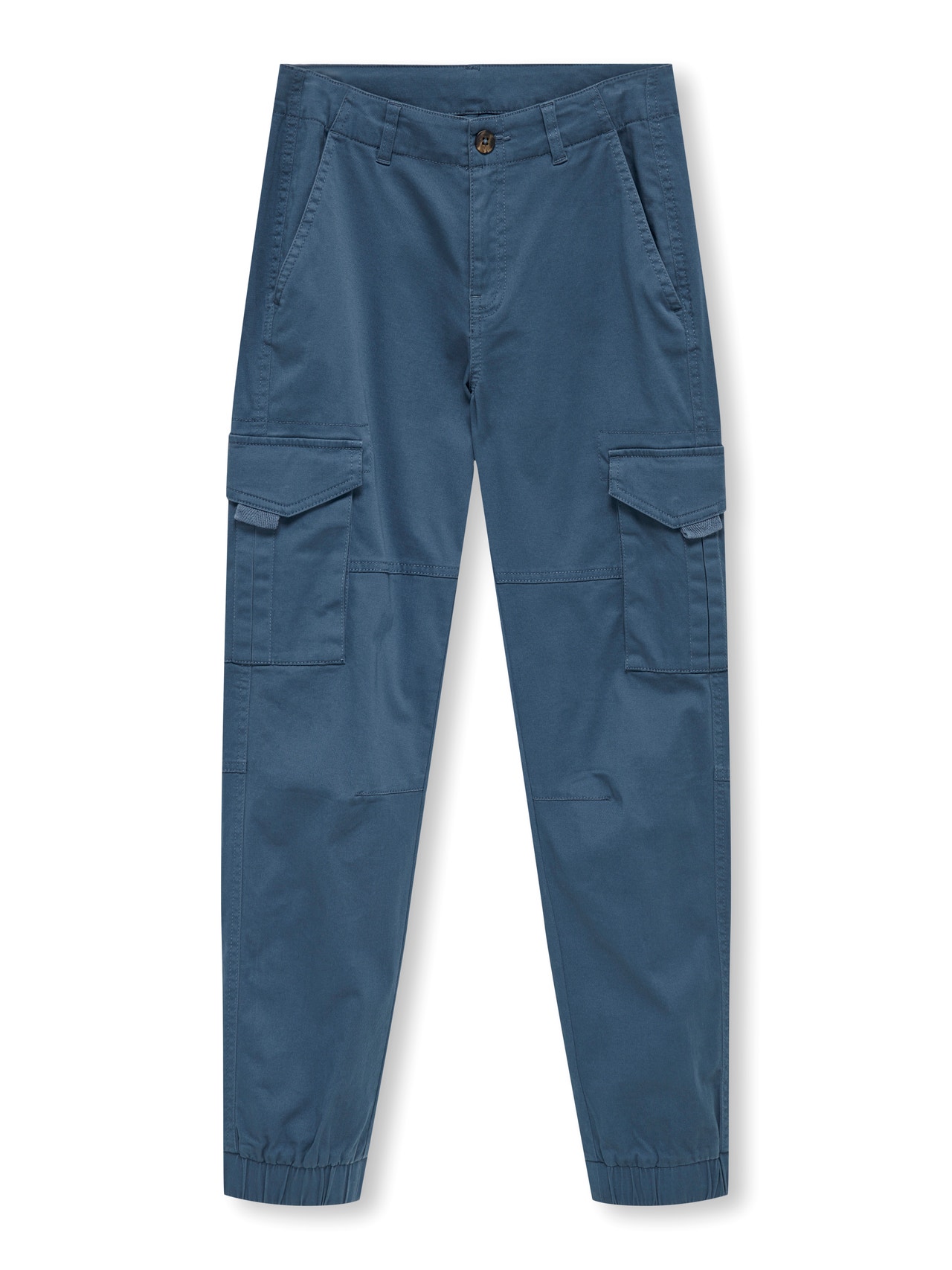 ONLY Cargo Fit Mid waist Cargo Trousers -Vintage Indigo - 15300224
