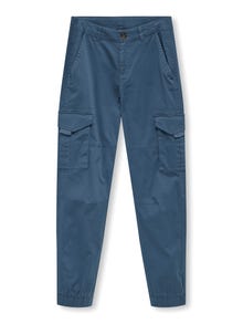 ONLY Cargo Fit Mid waist Cargo Trousers -Vintage Indigo - 15300224