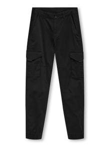 ONLY Cargo Fit Mid waist Cargo Trousers -Black - 15300224
