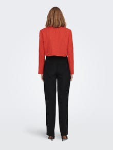 ONLY Cropped texture blazer -Red Alert - 15300251