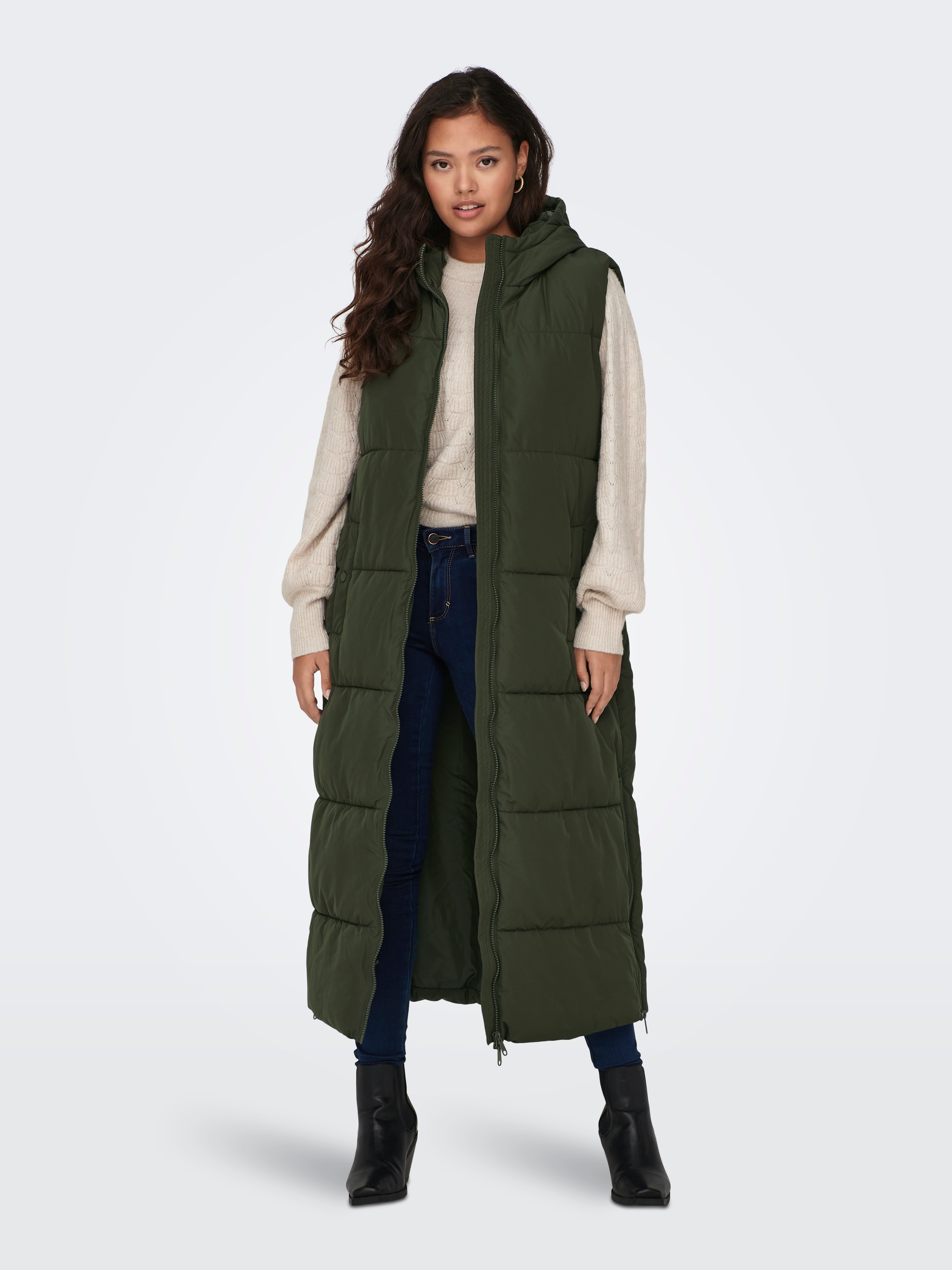 Long hotsell puffer gilet