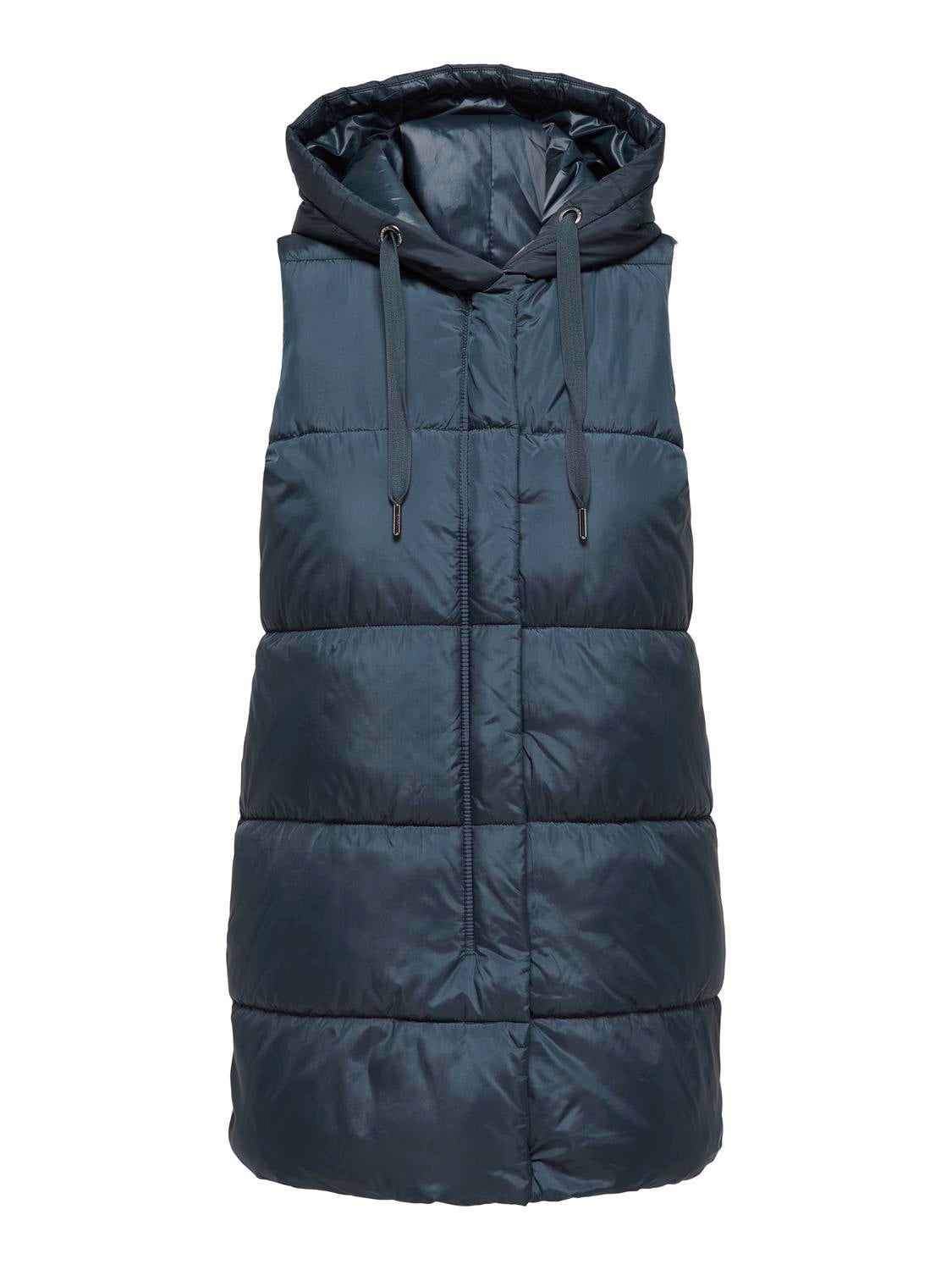 Hooded store puffer vest