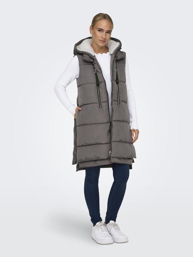 ONLY Hooded puffer vest - 15300259