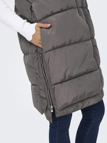 ONLY Gilets anti-froid Capuche -Plum Kitten - 15300259
