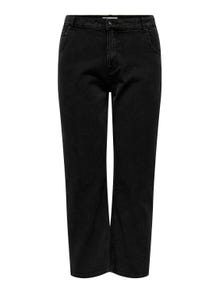 ONLY CARROBBIE HW STRAIGHT LONG ANK BJBOX BF -Washed Black - 15300263