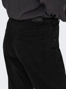 ONLY Hohe Taille Hohe Taille Jeans -Washed Black - 15300263