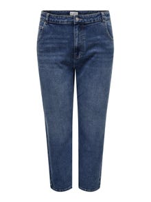 ONLY Hohe Taille Hohe Taille Jeans -Medium Blue Denim - 15300263