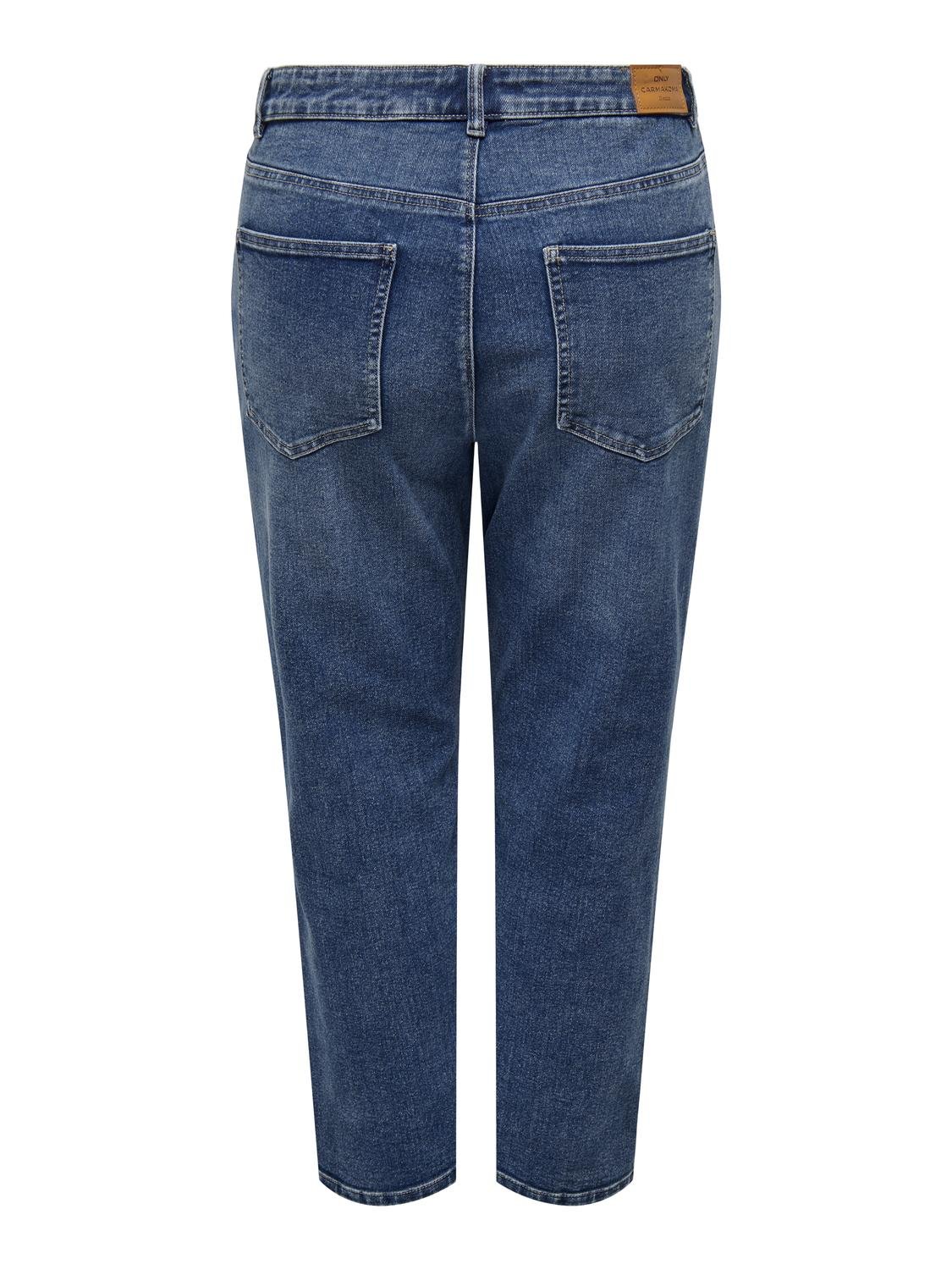ONLY Hohe Taille Hohe Taille Jeans -Medium Blue Denim - 15300263