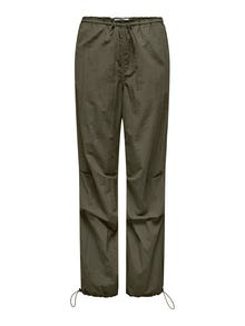 ONLY Straight fit bukser med elastisk talje -Olive Night - 15300275