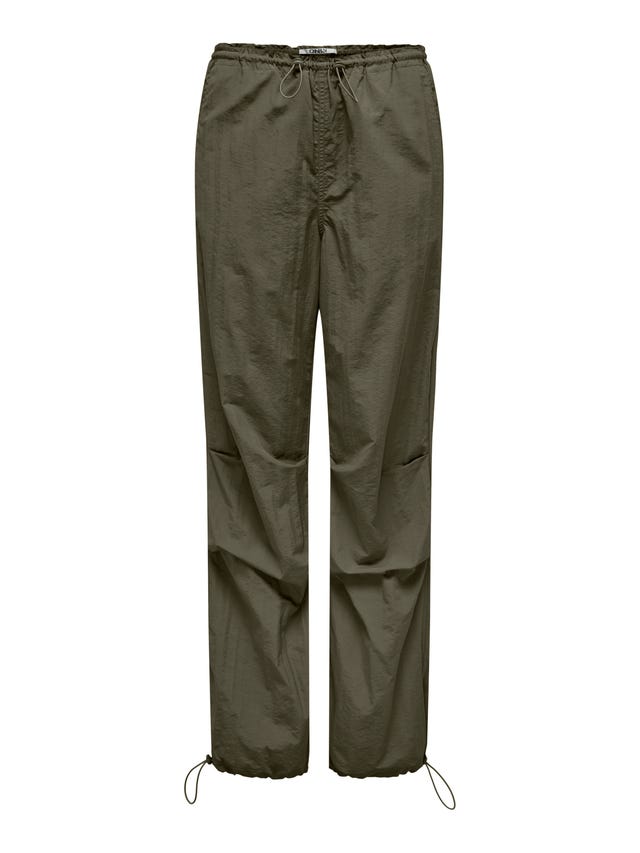 ONLY Straight fit bukser med elastisk talje - 15300275