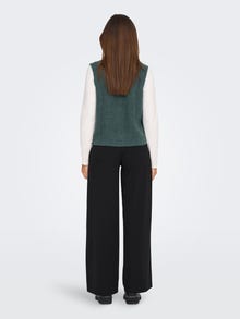 ONLY Knitted vest with v-neck -North Atlantic - 15300294
