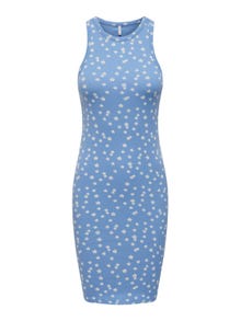 ONLY Slim Fit O-Neck Short dress -Provence - 15300302