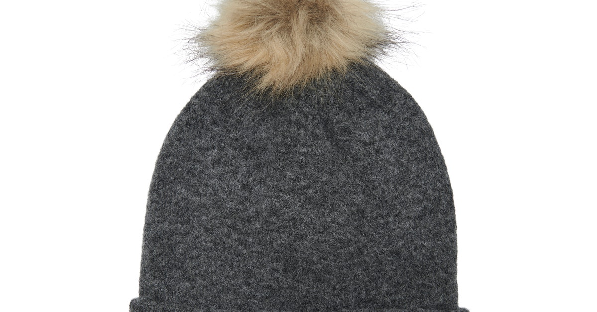 Bonnet Femme Target Gris Foncé, Acrylique épais, Taille Unique - Neuf Sans étiquette