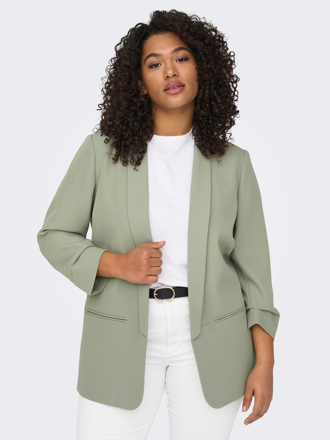ONLY Blazers Regular Fit Col à revers -Seagrass - 15300514