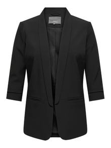 ONLY Regular Fit Reverse Blazer -Black - 15300514