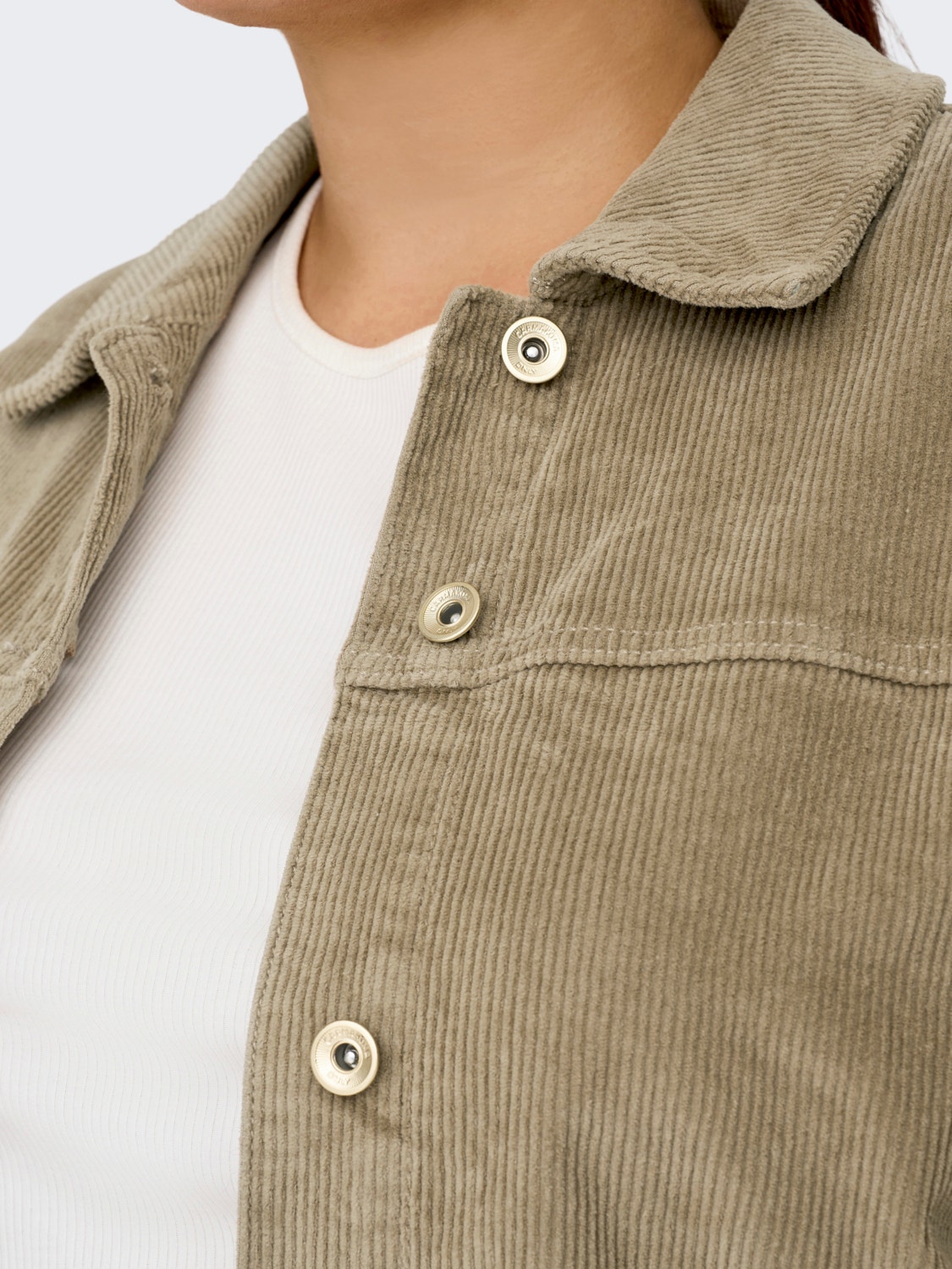 ONLY Spread collar Jacket -Weathered Teak - 15300518