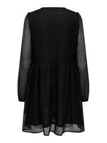 ONLY mini v-neck dress -Black - 15300538