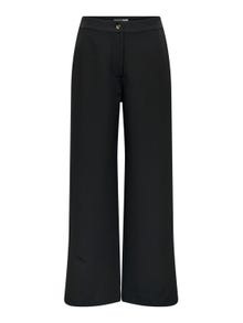 ONLY Pantalones Corte regular Cintura media -Black - 15300584