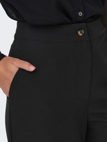 ONLY Pantalones Corte regular Cintura media -Black - 15300584