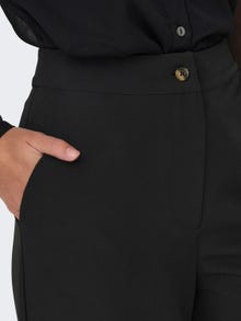 ONLY Regular Fit Mid waist Trousers -Black - 15300584