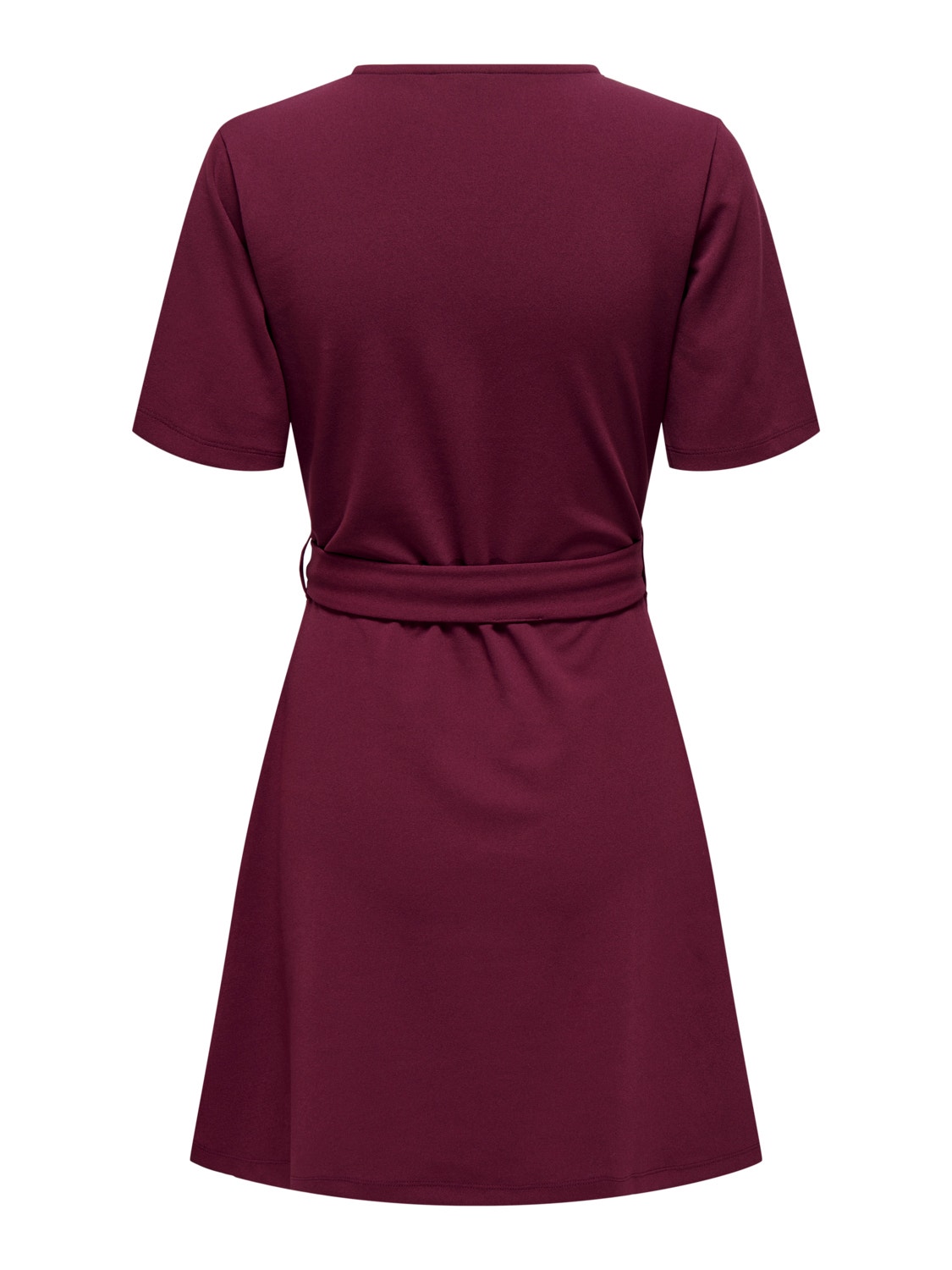 ONLY Loose Fit V-Neck Short dress -Windsor Wine - 15300588