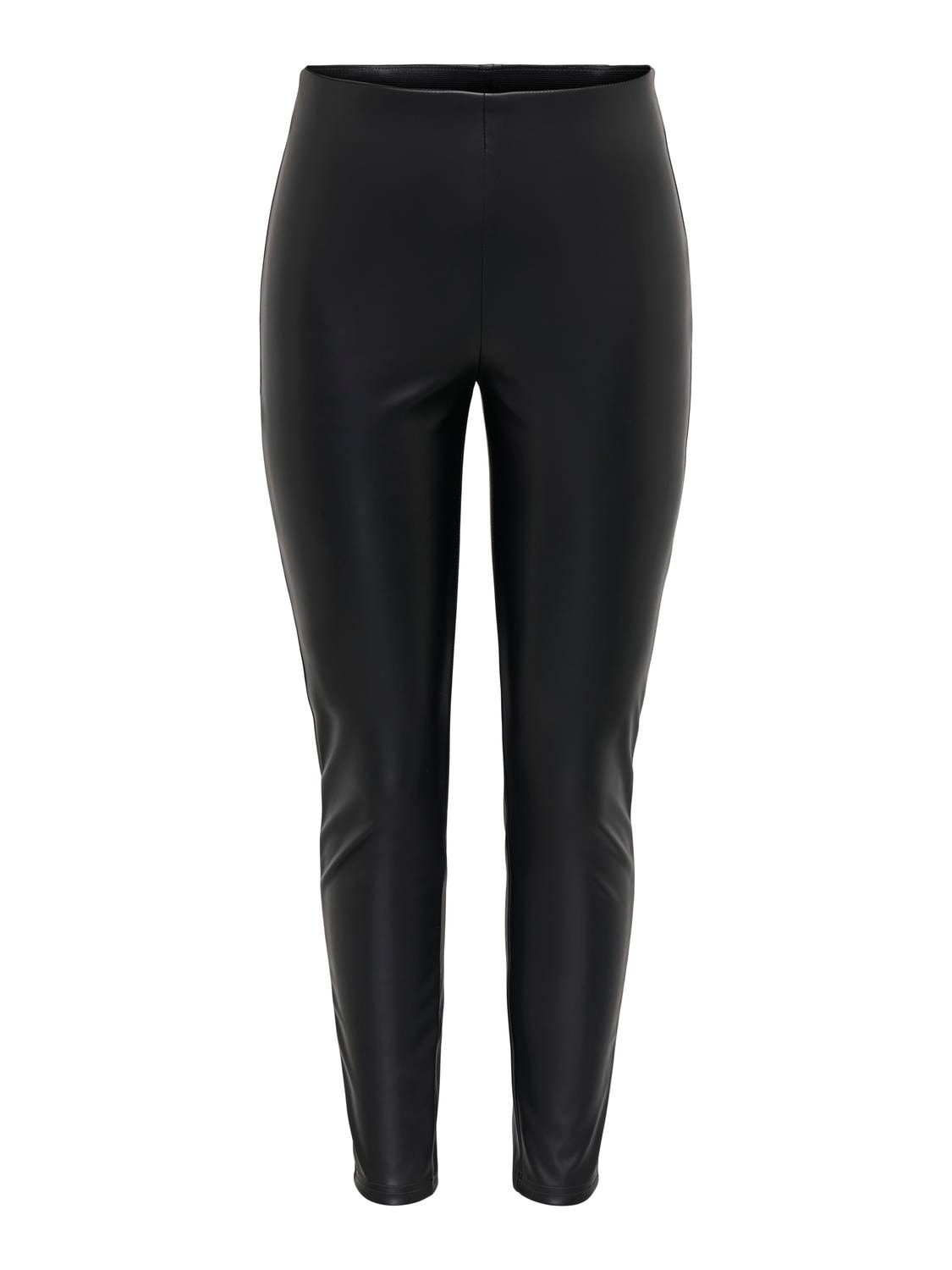 ONLY Coated tight fit leggings -Black - 15300607
