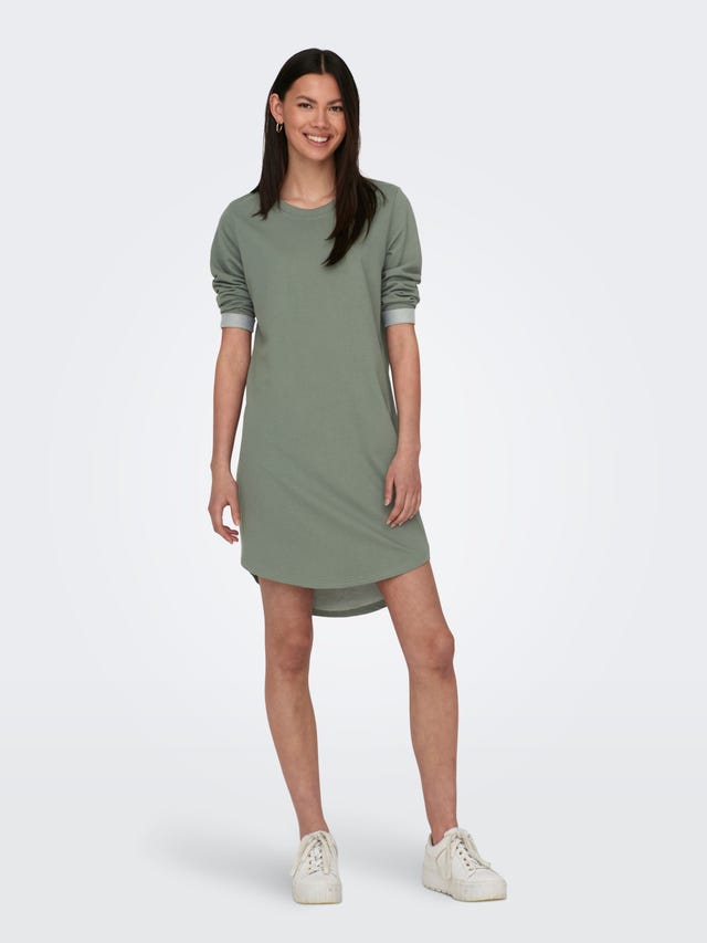 ONLY Regular Fit O-hals Kort kjole - 15300622