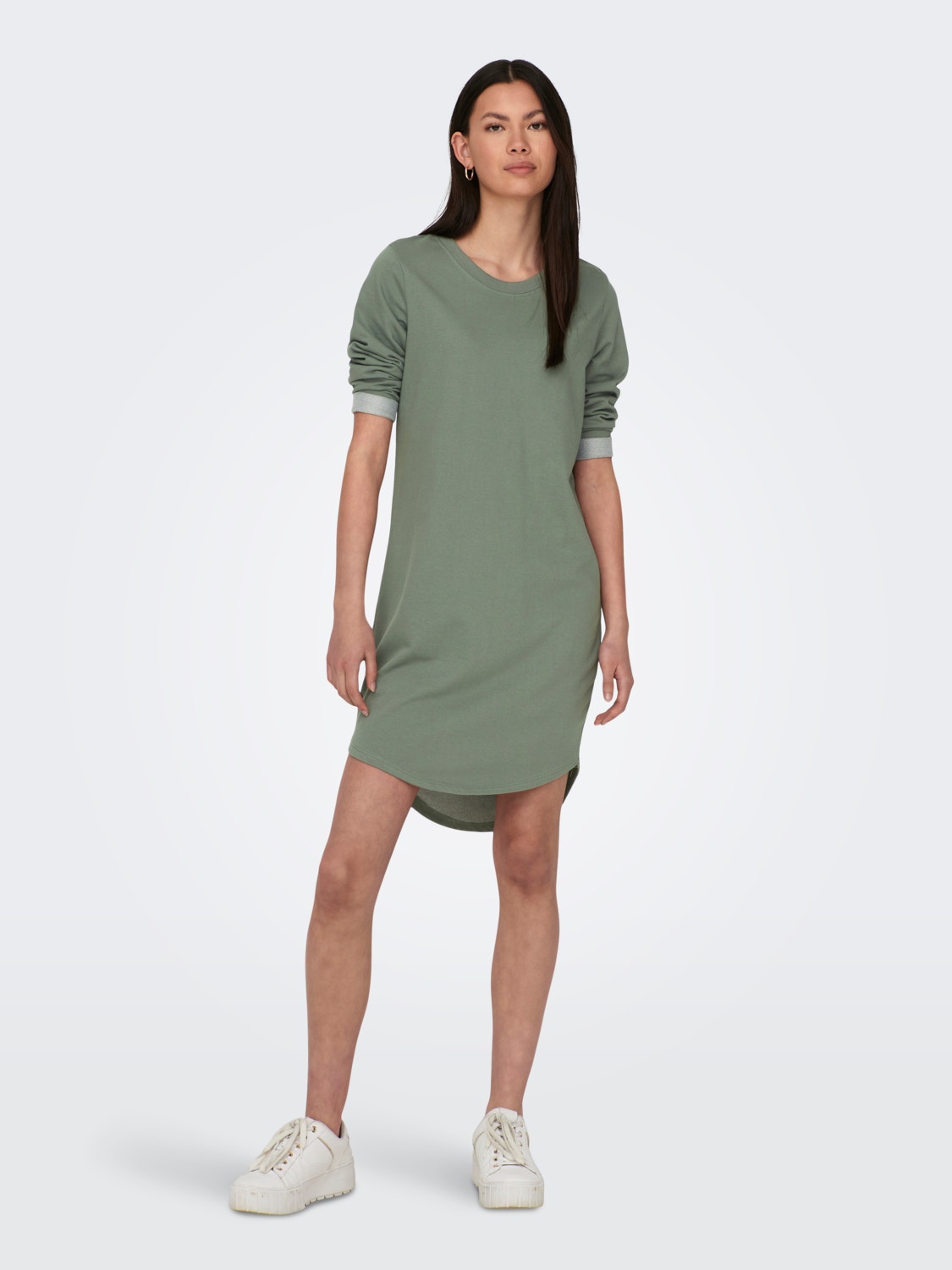 ONLY Regular Fit O-hals Kort kjole -Sea Spray - 15300622