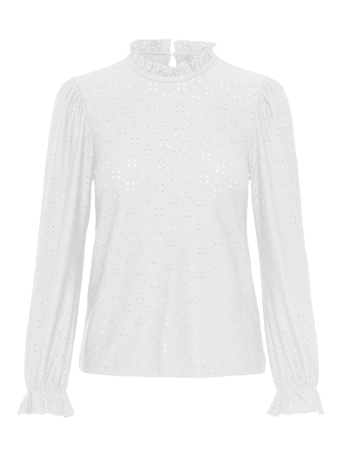 ONLY high neck top with long sleeves -Cloud Dancer - 15300629