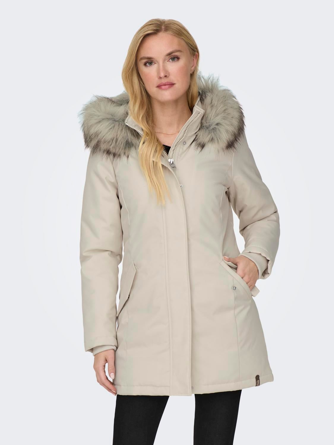 Parka avec capuche discount fourrure