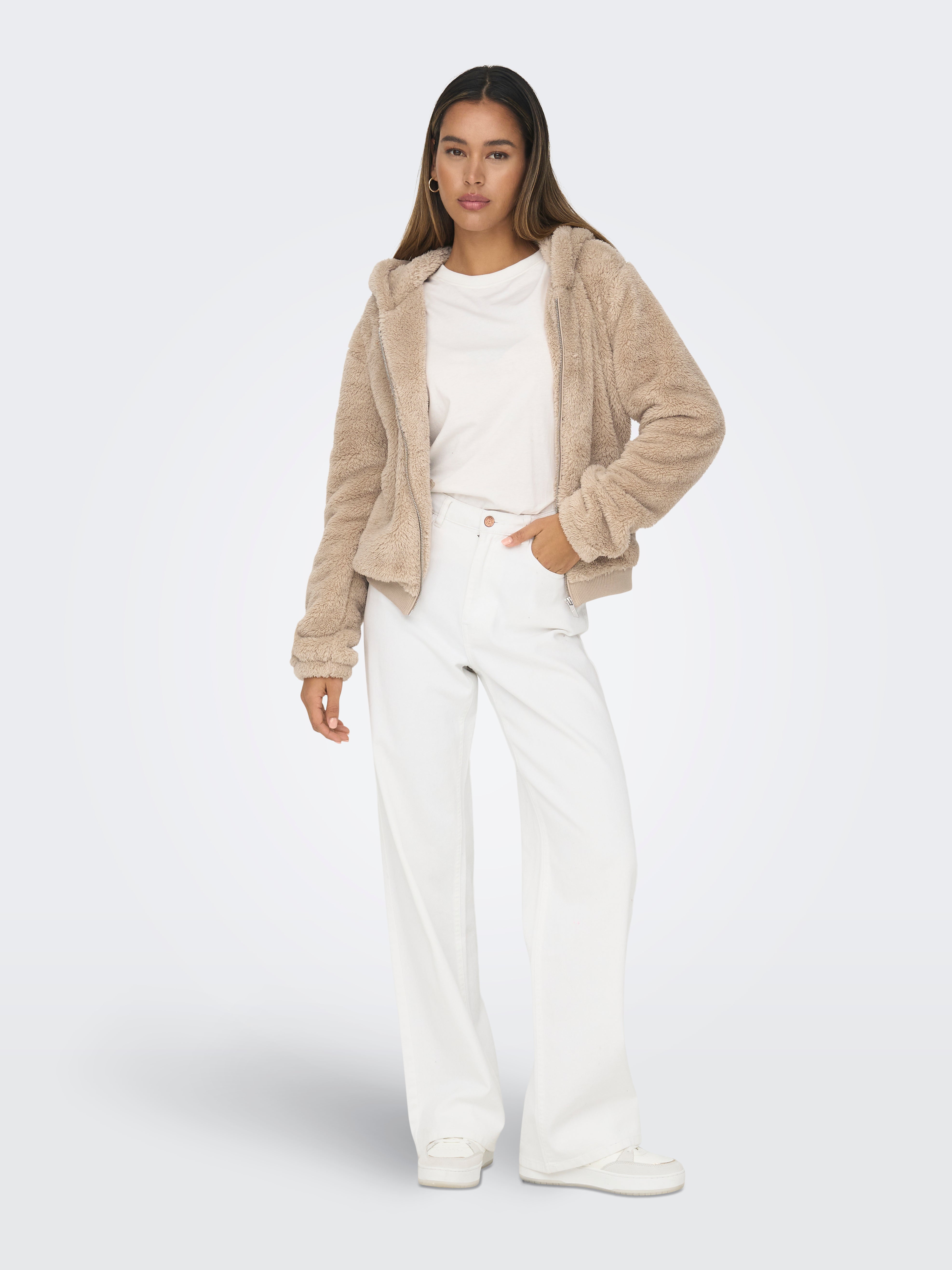 ONLNEWANNA Teddyfell Jacke | Beige | ONLY®