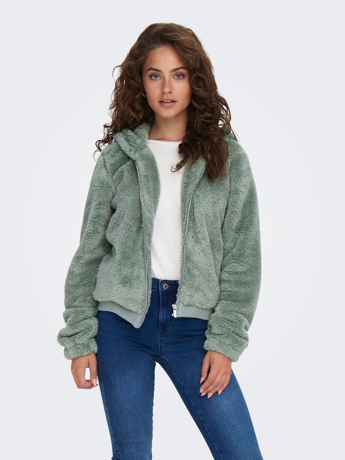 Onlnewanna Teddyfell Jacke