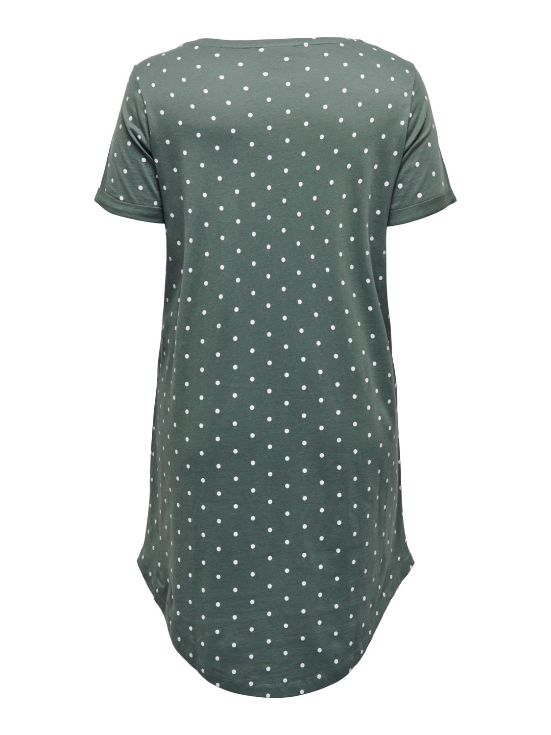 ONLY Curvy tee cotton dress -Balsam Green - 15300636