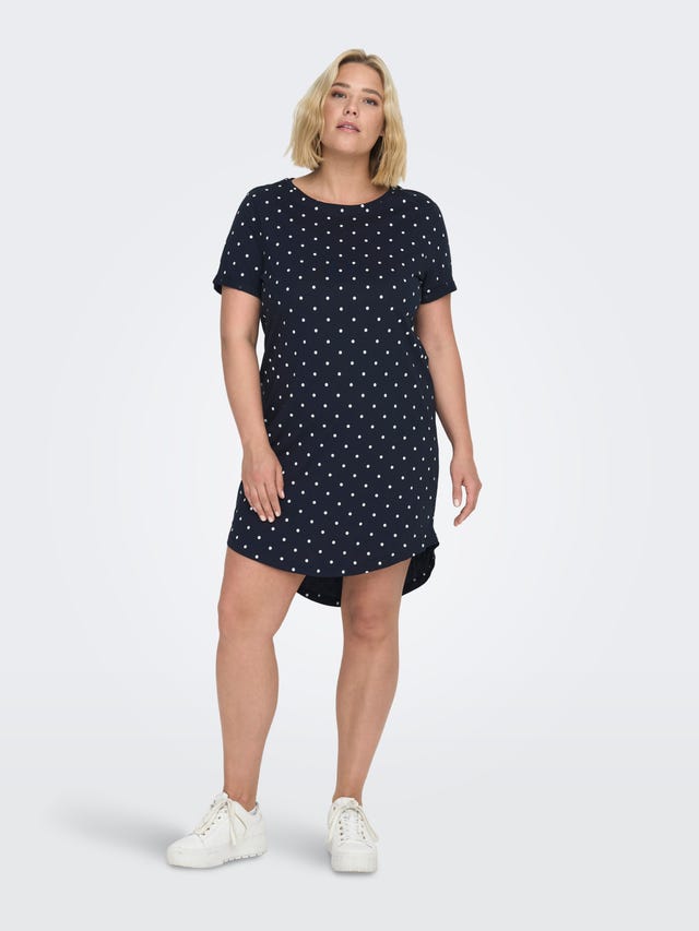 ONLY Curvy tee cotton dress - 15300636