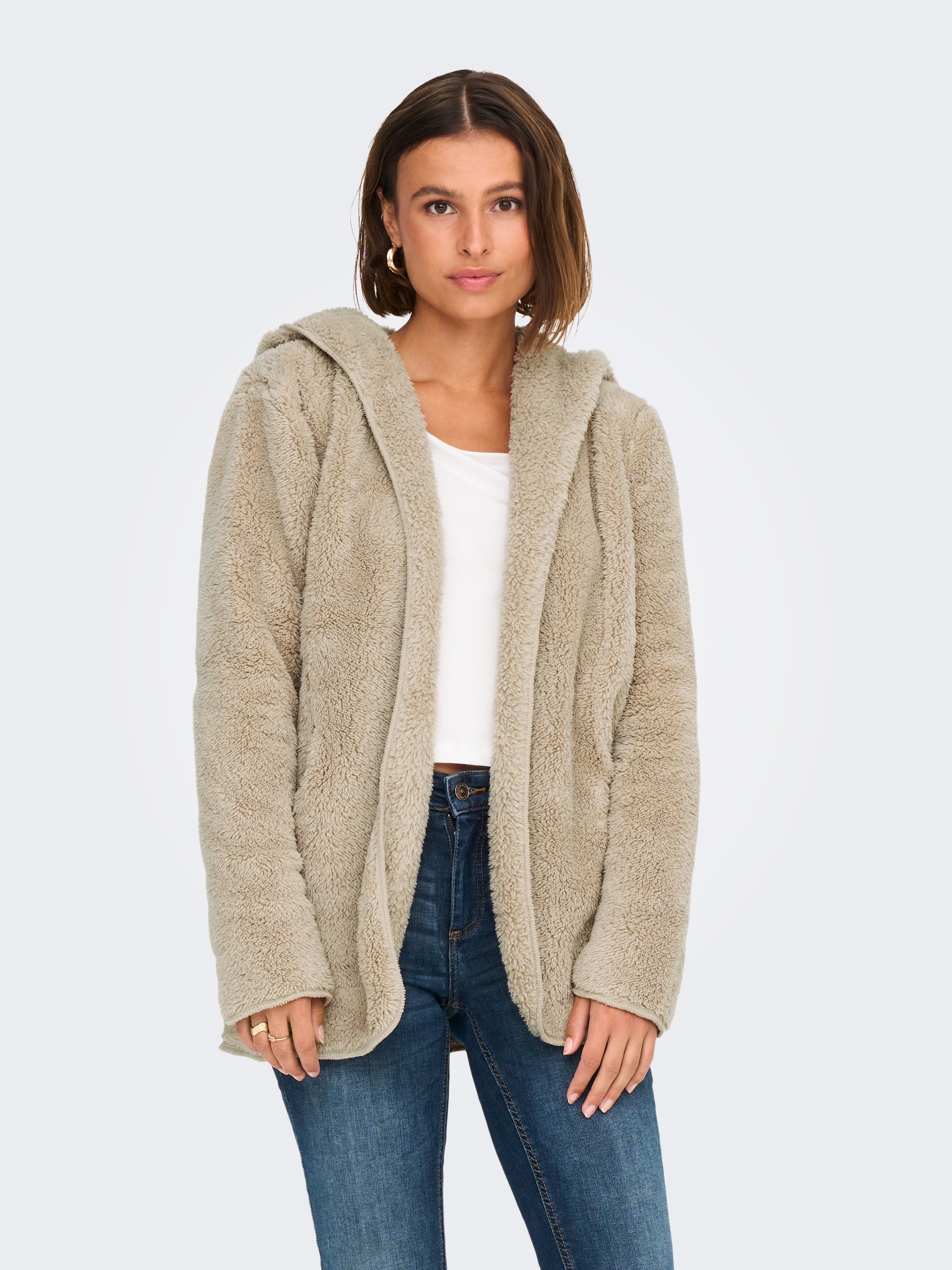 ONLCONTACT Teddyfell Jacke | Beige | ONLY®