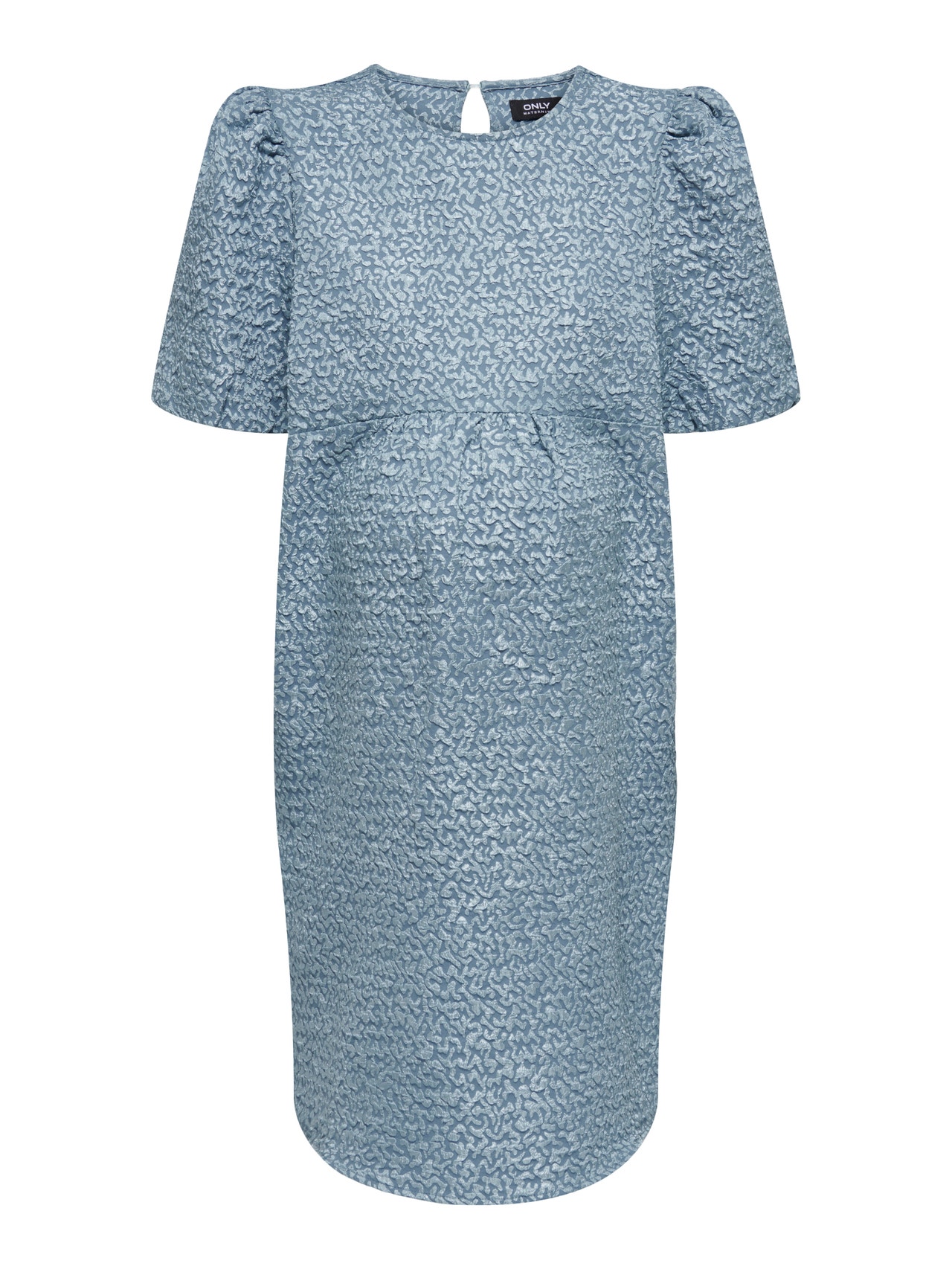 ONLY Mama kjole med pufærmer -Blue Mirage - 15300638