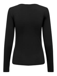 ONLY Tight fitted top -Black - 15300684