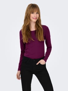 ONLY Tight fitted top -Purple Potion - 15300684