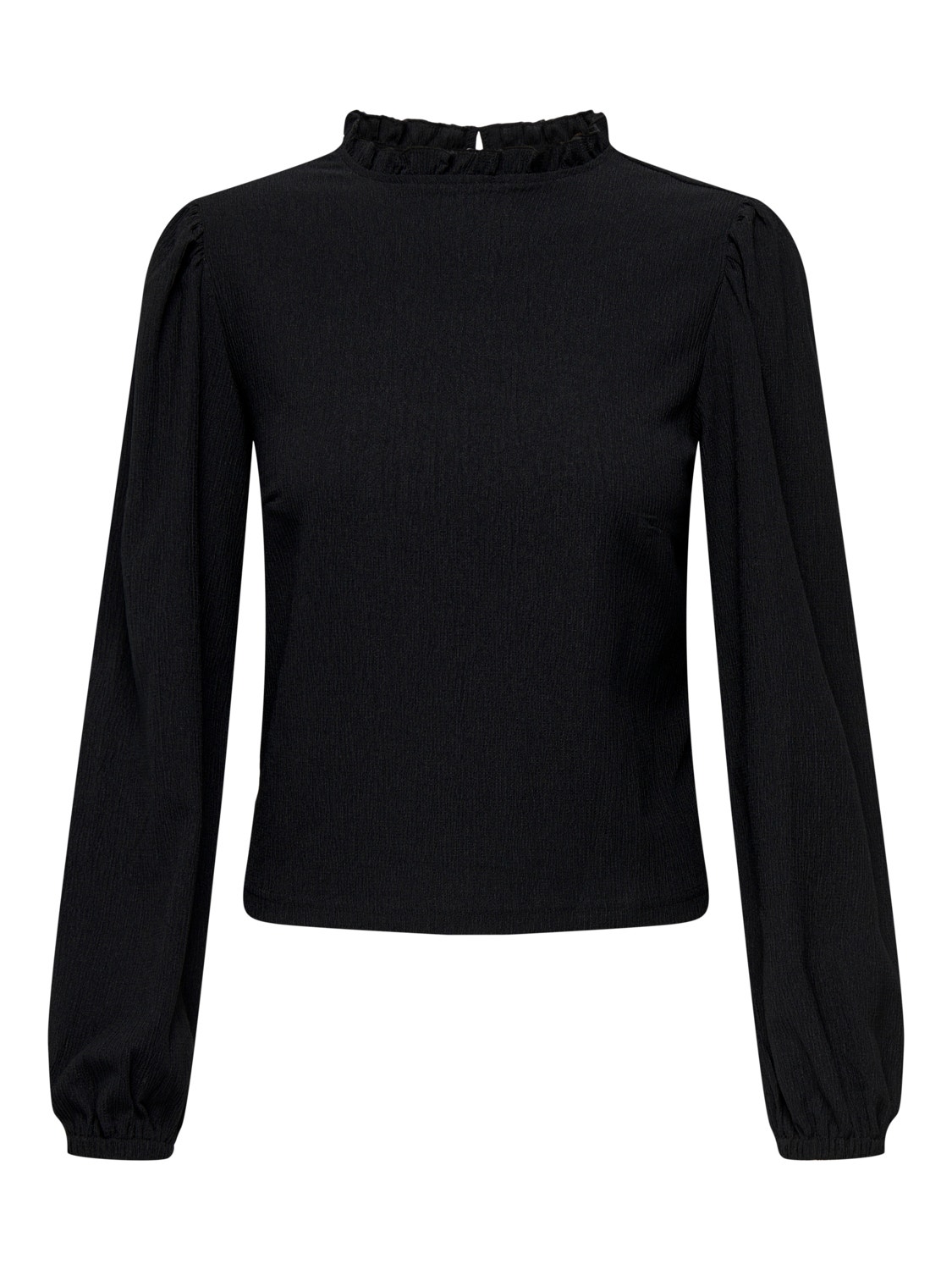 ONLY Top with long sleeves and high neck -Black - 15300749