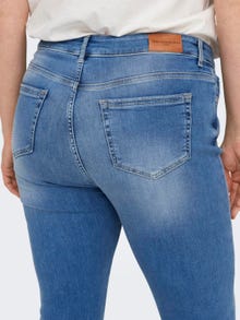 ONLY CARWilly Regular Waist Skinny Jeans -Light Medium Blue Denim - 15300751