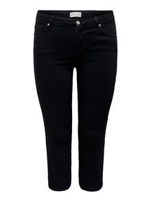ONLY CARWilly Regular Waist Skinny Jeans -Black Denim - 15300751