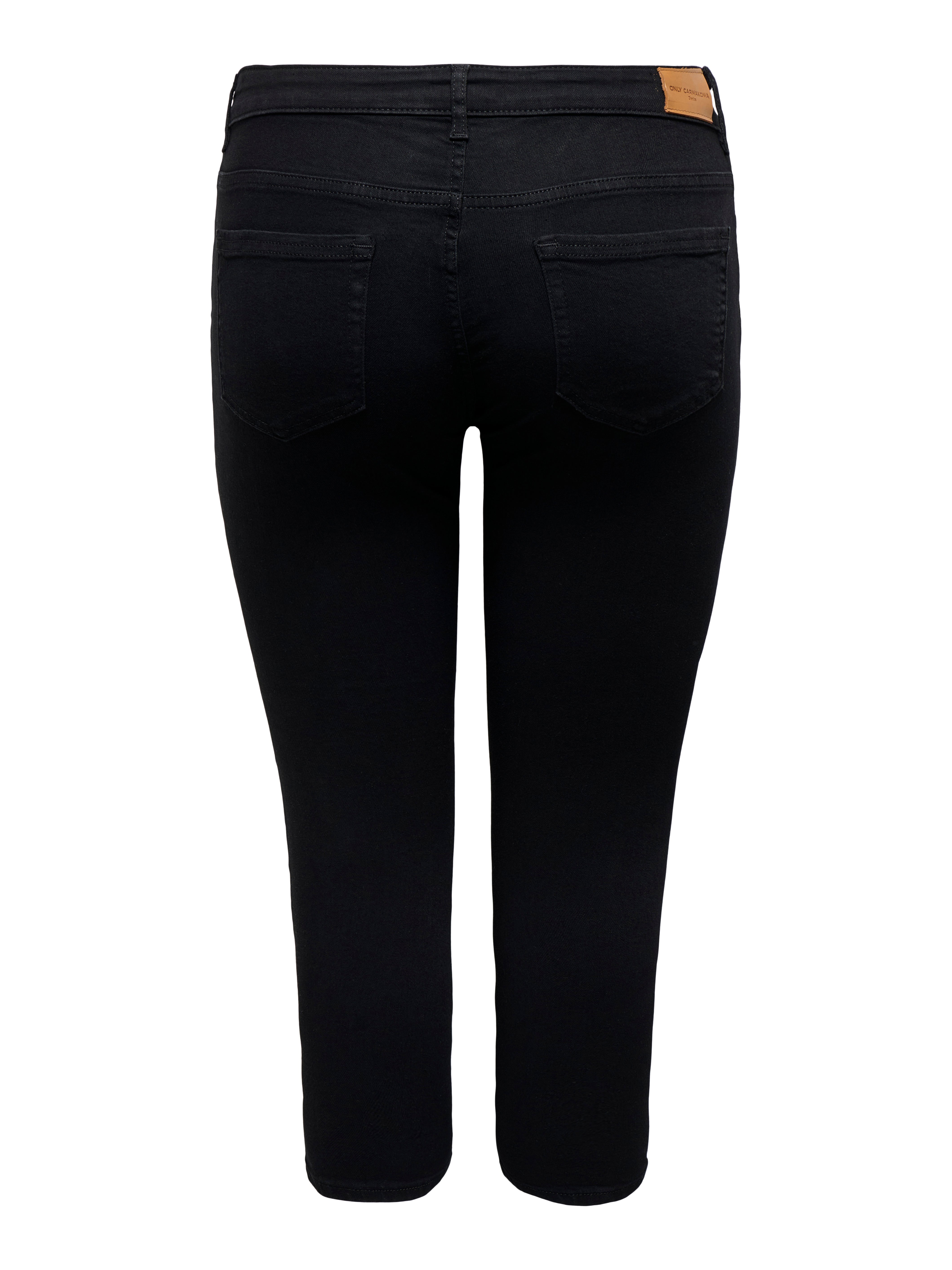 Thumbnail - Carwilly Mittlere Taille Capri Skinny Fit Jeans