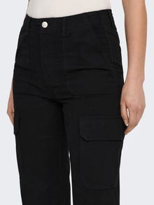 ONLY Wide Leg Fit High waist Trousers -Black - 15300808