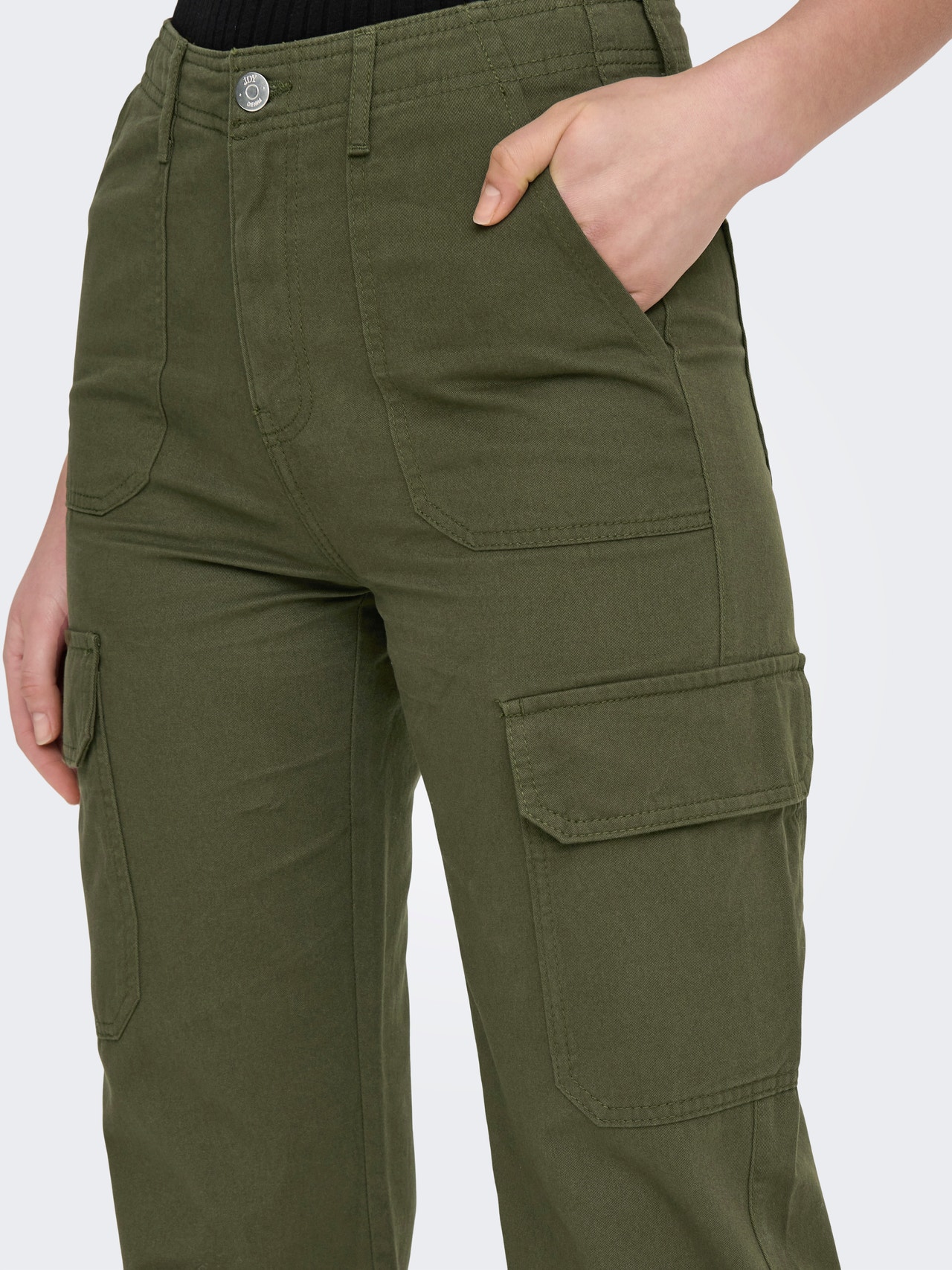 ONLY Pantalons Wide Leg Fit Taille haute -Kalamata - 15300808