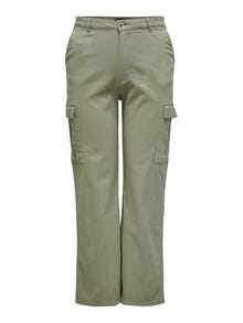 ONLY Curvy cargo trousers -Mermaid - 15300809