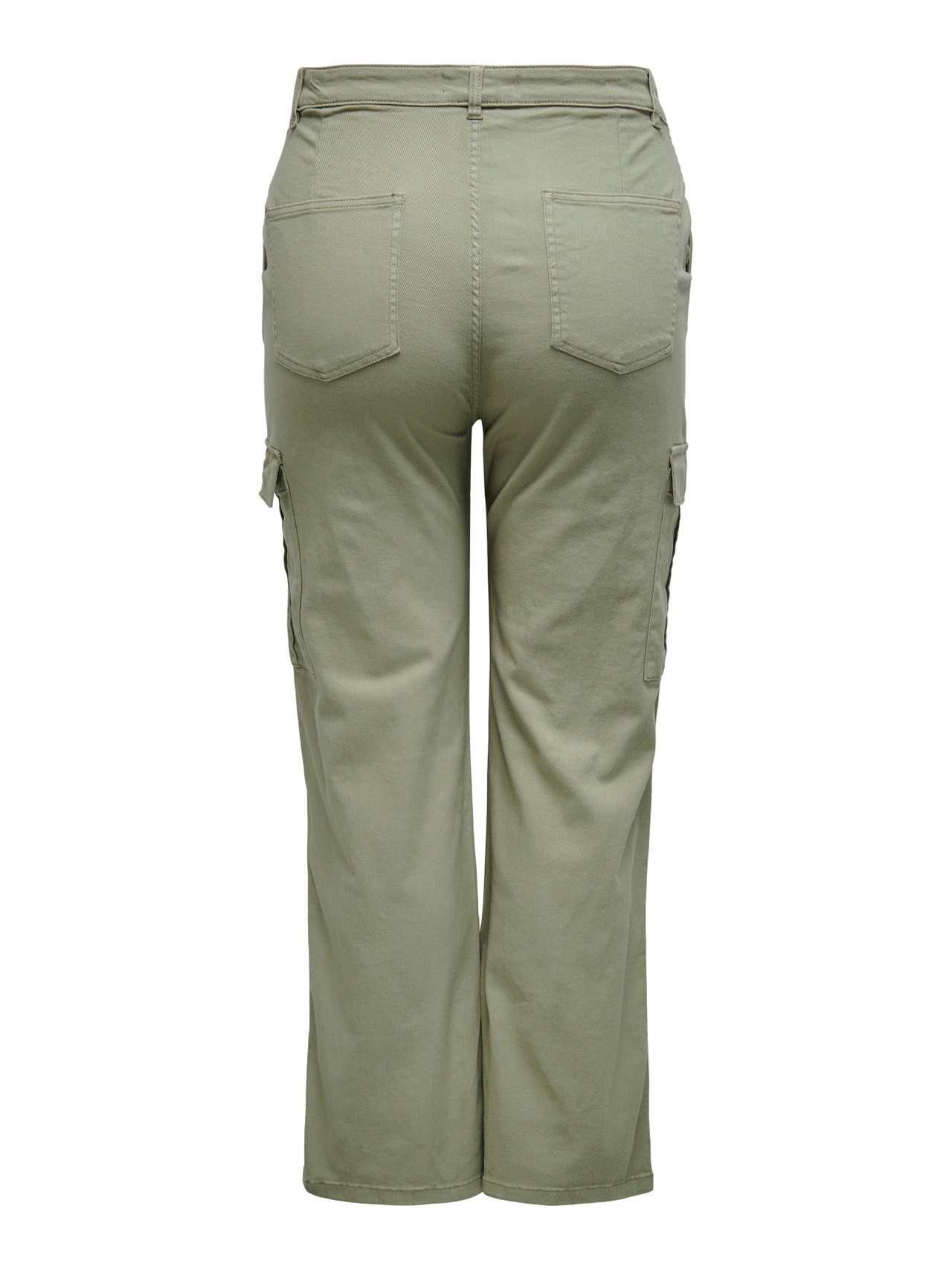 ONLY Straight Fit Cargo Trousers -Mermaid - 15300809