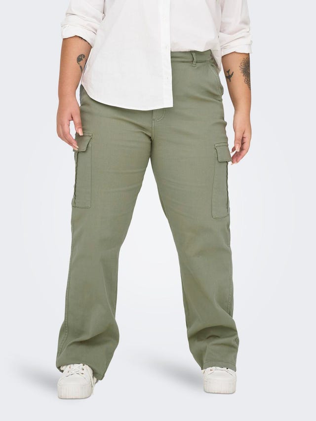 ONLY Pantalons cargo Straight Fit - 15300809