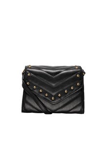 ONLY Studded faux leather bag -Black - 15300826