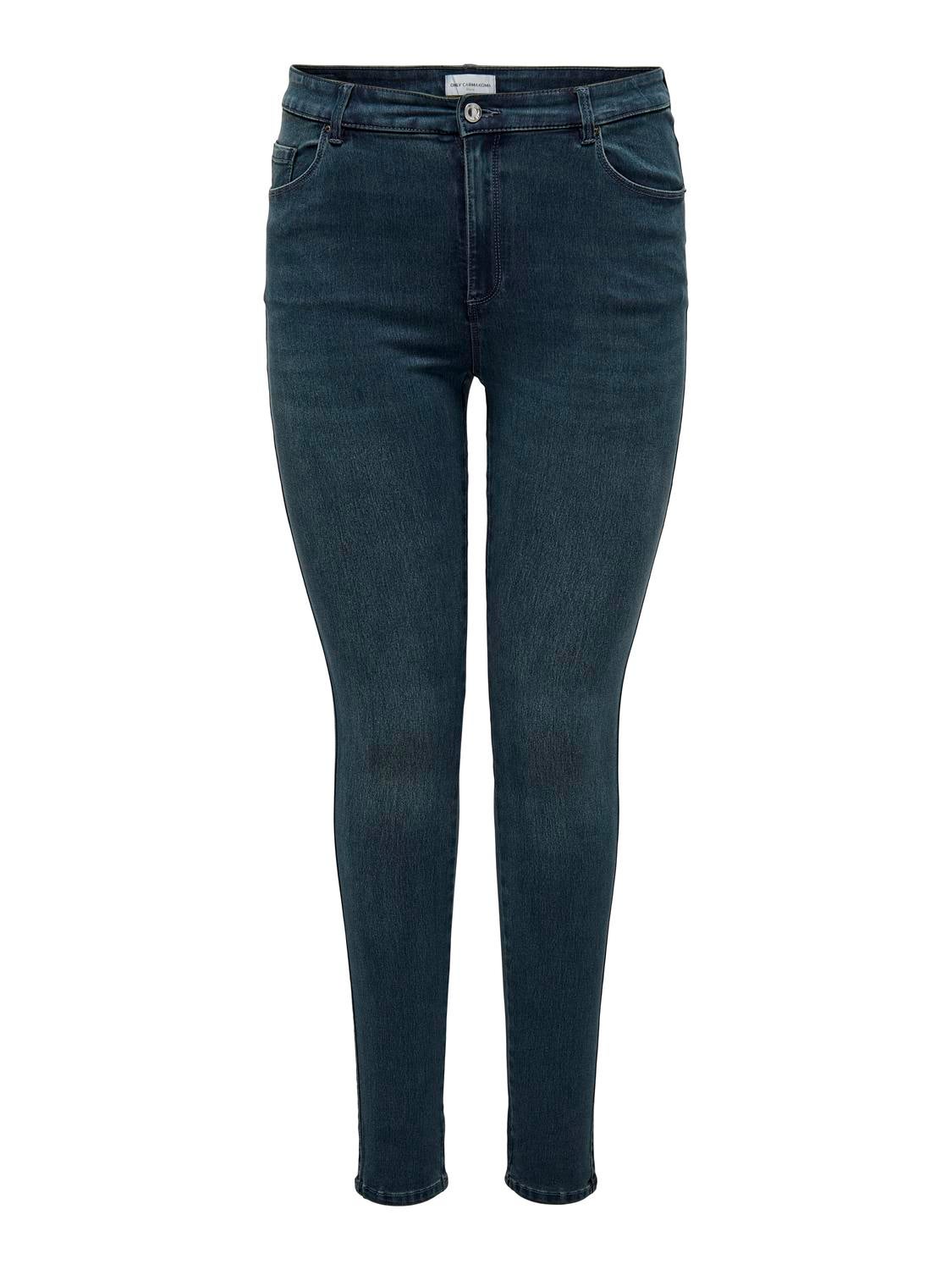Thumbnail - Caraugusta Hohe Taille Skinny Fit Jeans