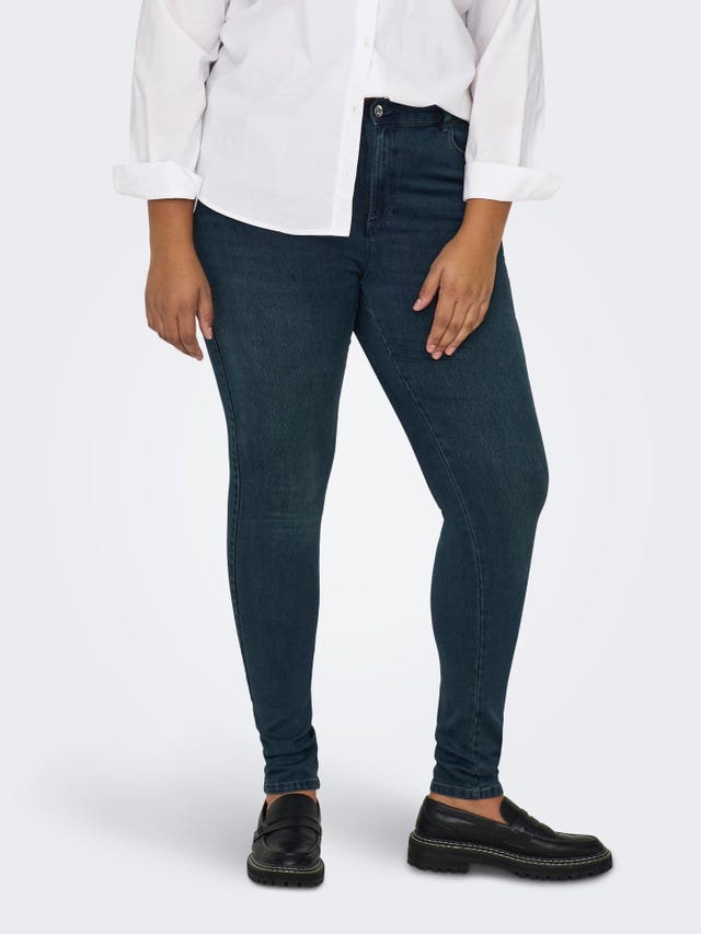 ONLY CARAUGUSTA HW SK DNM JEANS MBD NOOS Jeans dames, blauw (medium blue denim), 42W / 32L ONLY CARAUGUSTA HW SK DNM JEANS MBD NOOS Jeans dames, blauw (medium blue denim), 42W / 32L